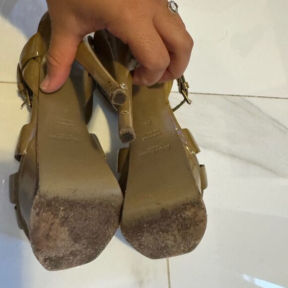 Yves Saint Laurent Tan Heels #23 - Picture 3 of 6